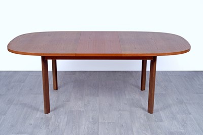 Lot 58 - G-Plan Fresco: a teak oblong dining table with four dining chairs; and two carvers
