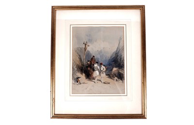 Lot 564 - Thomas Miles Richardson Jnr. - On St. Gothard | watercolour