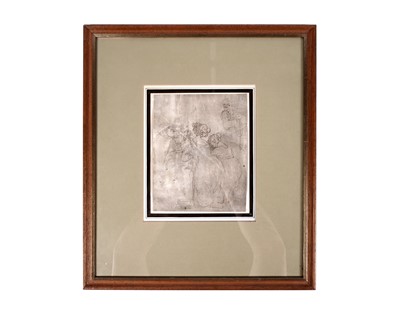 Lot 568 - Early 19th Century British School - Regency deathbed study | pen and ink