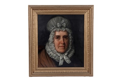 Lot 516 - 19th Century British School - Portrait of a lady in a bonnet | oil
