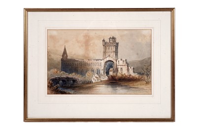 Lot 611 - John Isaac Richardson - Jedburgh Abbey | watercolour