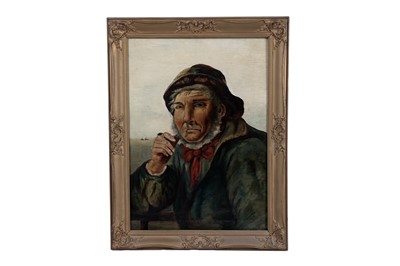 Lot 512 - E. Surtees - Portrait of a fisherman | oil