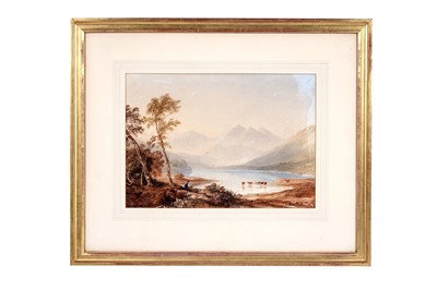 Lot 612 - Anthony Van Dyke Copley Fielding - A Highland Loch | watercolour