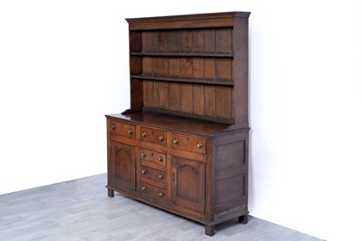 Lot 41 - A Georgian oak dresser