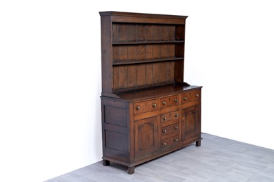Lot 41 - A Georgian oak dresser