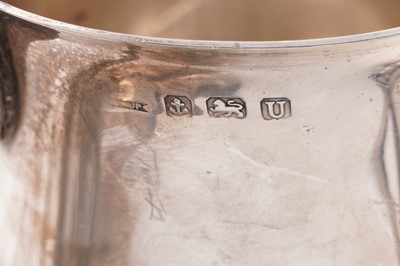 Lot 412 - Five silver Christening mugs, and other items