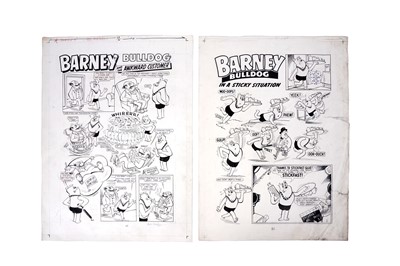 Lot 287 - Barney Bulldog artwork by Bill Ritchie