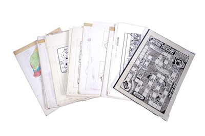 Lot 289 - Comics puzzle pages artwork