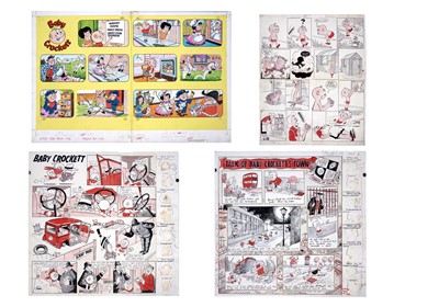 Lot 527 - Baby Crockett artwork by Bill Ritchie