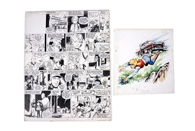 Lot 184 - Girls comics artwork