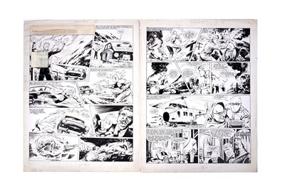 Lot 211 - Eagle comic artwork by Gerry Haylock
