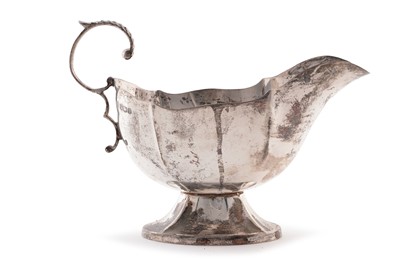 Lot 430 - A 1930s Art Deco sauce jug retailed by Harrods of London