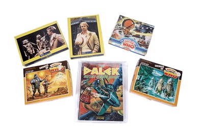 Lot 341 - "The Dalek Outer Space Book"; and a collection of Doctor Who jigsaws