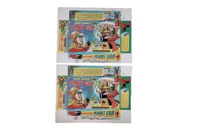 Lot 342 - Merit Toys ‘Dan Dare Planet Gun’ box lids