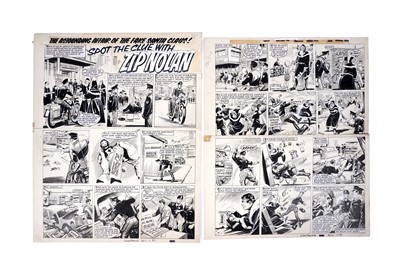 Lot 213 - Complete story artwork for Zip Nolan