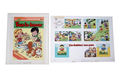 Lot 293 - Fun-to-know Comic artwork