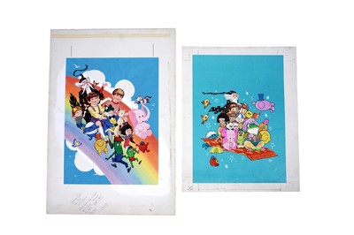 Lot 296 - Artwork for Play-hour Annual 1982 and 1985