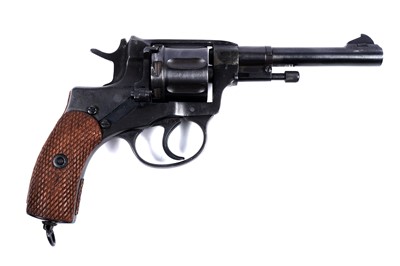 Lot 179 - Deactivated Russian Nagant 7.62mm cal revolver