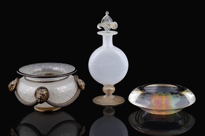 Lot 280 - A Murano glass bowl; and other items