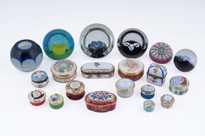 Lot 281 - A collection of four Caithness Glass paperweights; and other items