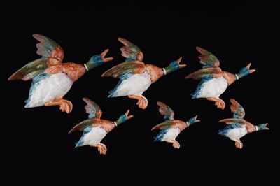 Lot 236 - A set of Beswick ‘5960’ Flying Mallard Ducks
