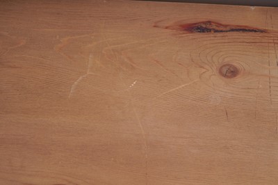 Lot 15 - A 20th Century stripped pine sideboard
