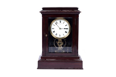 Lot 573 - Eureka Clock Co Ltd: an early 20th Century mahogany cased electric mantel clock