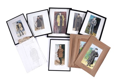Lot 566 - William Irving- A collection of nineteen character portraits | watercolour