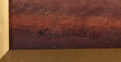 Lot 239 - Wilson Hepple - Two Kittens and a jewellery box | watercolour