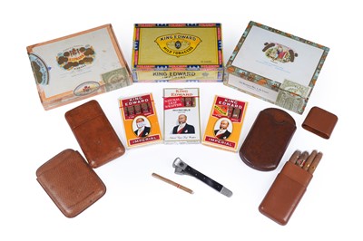 Lot 430 - A selection of cigars; and accessories
