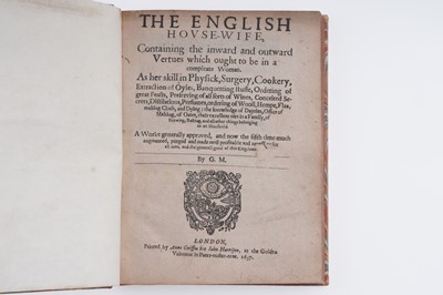Lot 187 - Markham (Gervase), The English House-Wife, 1637