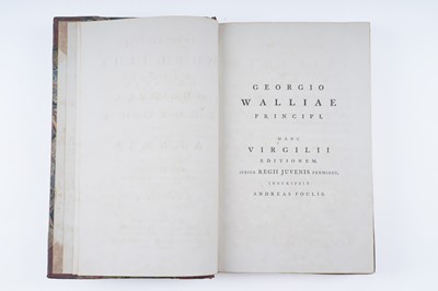 Lot 42 - Publii Virgilii Maronis Bucolica Georgica, Et Aeneis. Ex Editione Petri Burmanni