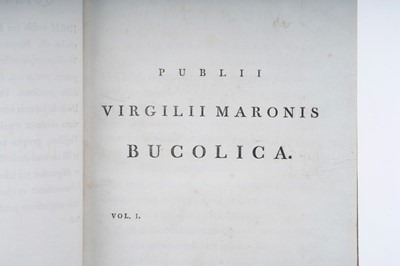 Lot 42 - Publii Virgilii Maronis Bucolica Georgica, Et Aeneis. Ex Editione Petri Burmanni