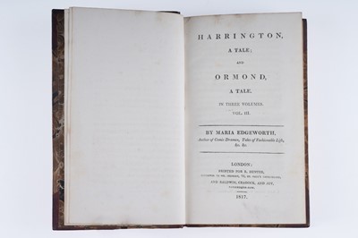 Lot 22 - Edgeworth (Maria), Harrington a Tale; and Ormond A Tale