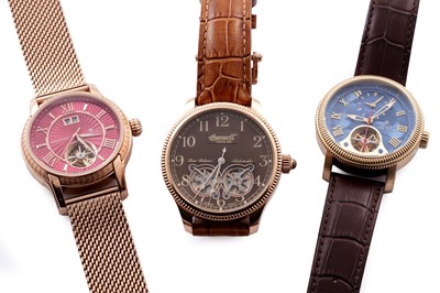 Lot 356 - Three automatic wristwatches