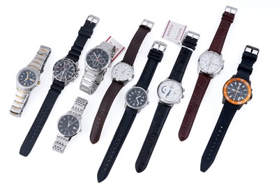 Lot 361 - Nine Pulsar Quartz wristwatches