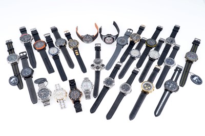 Lot 363 - Twenty-six quartz wristwatches