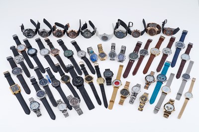 Lot 370 - A large quantity of quartz wristwatches