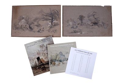 Lot 588 - Thomas Miles Richardson - A pair of landscape sketches | pencil