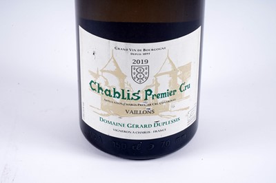 Lot 595 - Domaine Gérard Duplessis, Chablis Premier Cru, Vaillons 2019