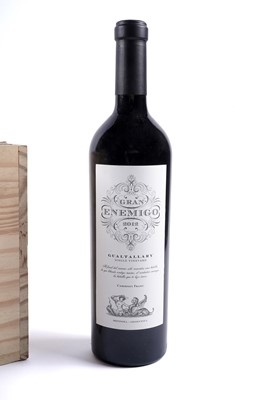 Lot 605 - Three bottles of Gran Enemigo 2012 Cabernet Franc