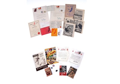 Lot 413 - Eagle Club and other ephemera
