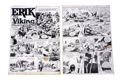 Lot 216 - Original artwork for Karl the Viking by Don Lawrence