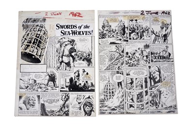 Lot 222 - Original artwork for Karl the Viking by Don Lawrence