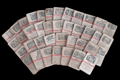 Lot 206 - A collection of 19th Century Sunday School scripture cards