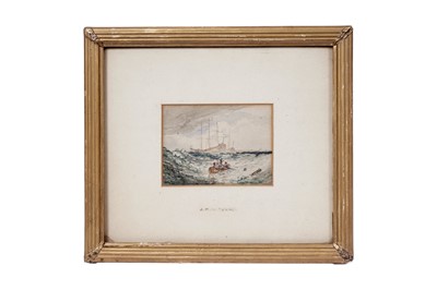 Lot 217 - Manner of Joseph Mallord William Turner - Maritime study | watercolour
