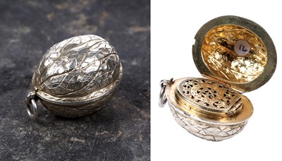 Lot 55 - A Victorian novelty silvergilt vinaigrette, 1860-1870