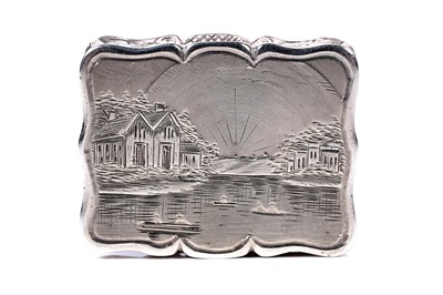 Lot 61 - A Victorian silver vinaigrette by Edward Smith, Birmingham 1848