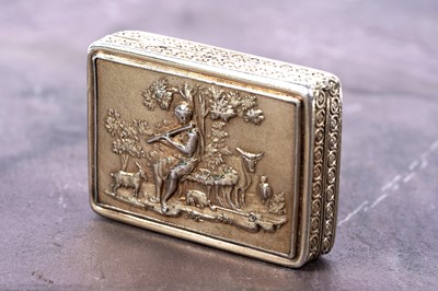 Lot 2 - A George III silvergilt vinaigrette by Joseph Wilmore, Birmingham 1814