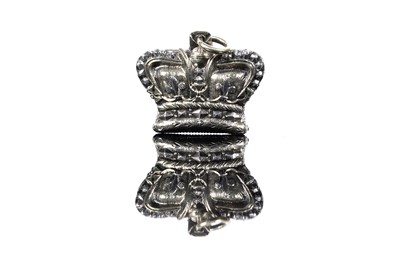 Lot 10 - A small George IV parcel gilt vinaigrette by Joseph Wilmore, Birmingham 1820
